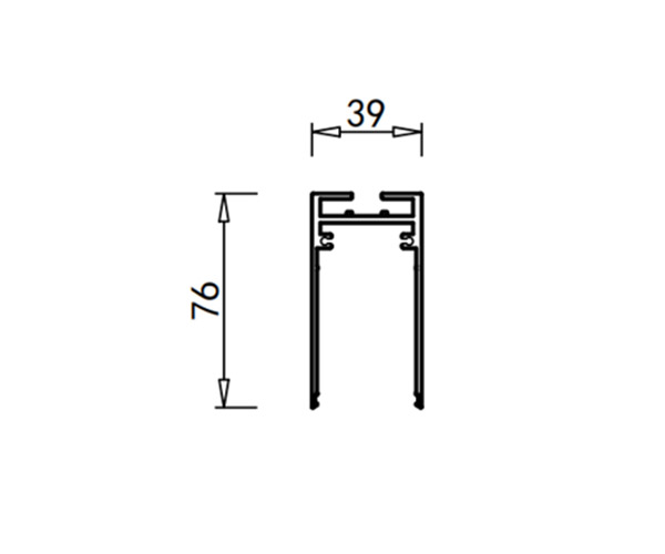 Lipal LM40 magnet lighting system track01 drawing